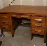 Enormous Oak Desk