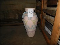 Southwest Theme Terra Cotta Vase, 27.5" Tall