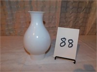 Old Milk Glass Oil Lamp Chimney (Bsmnt)