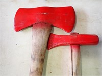 DOUBLE BIT AXE, SPLITTING WEDGE AXE