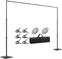 Backdrop Stand 10x7ft, Sdfghj Heavy Duty Photograp
