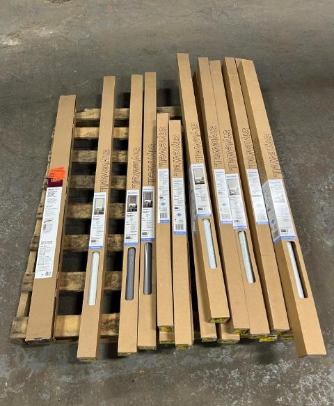 Pallet of Brand New Blackout Rolling Window Shades
