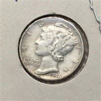 1944 Silver Mercury Dime