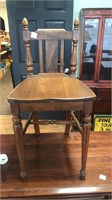 Vintage short back chair