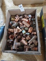 Assortment of brass & copper fittings