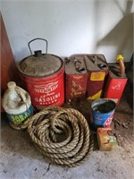 Gas Cans, Bar& Chain Oil, Rope & More