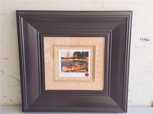 Tom Thomson 162/695 The Canoe framed print. 20" l