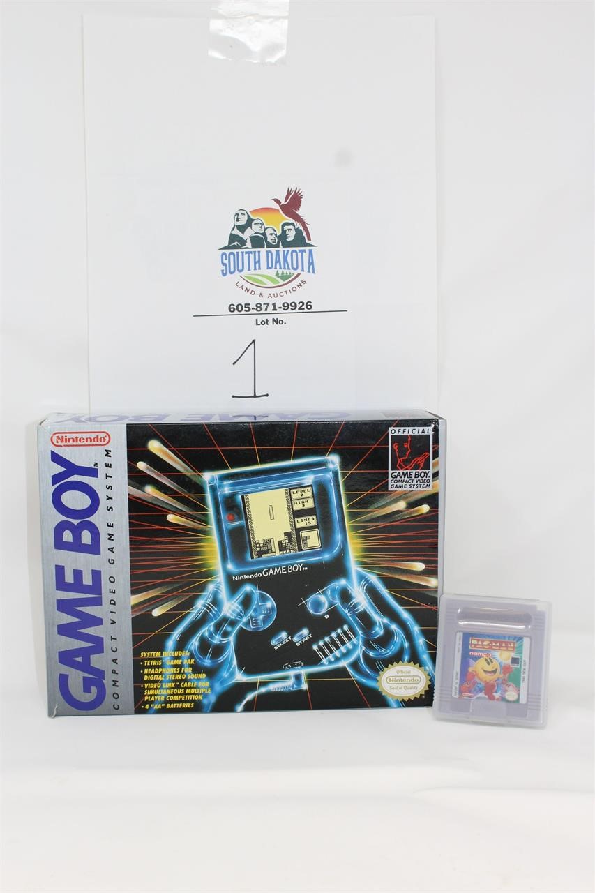 Game Boy-DMG-01 Original Box Excellent Condition