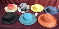Group of 12 New/Almost New Colorful Hats