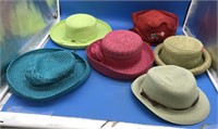 Lot of 13 New/Almost New Colorful Hats