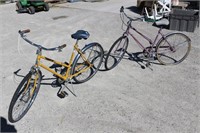 Pair of Bicycles - Roadmaster -Lightweight 3 Speed