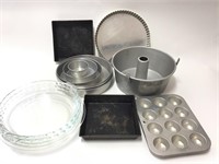 Glass & Metal Bakeware Pyrex Mirro +