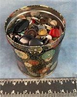 5" Tin Full of Buttons