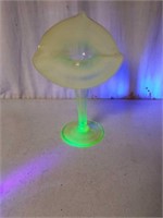 Uranium Glass Vase