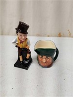 2 Small Royal Doulton Figurines