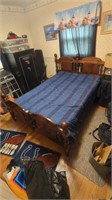 FULL SIZE BED FRAME WITH MATRESS