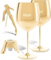RIPE Stainless Steel Wine Glass Set