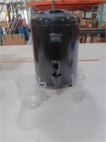 Insulated 8 qt Beverage Dispenser 18 x 9