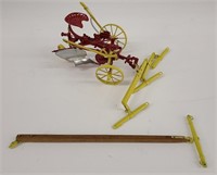 Horsesdrawn Sulky Plow - very detailed