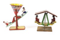 TWO VINTAGE TIN TOYS