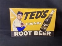 Ted’s Creamy Root Beer Metal Sign