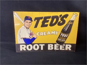 Ted’s Creamy Root Beer Metal Sign