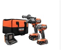 18V Brushless Cordless 2-Tool Combo Kit with Hamme