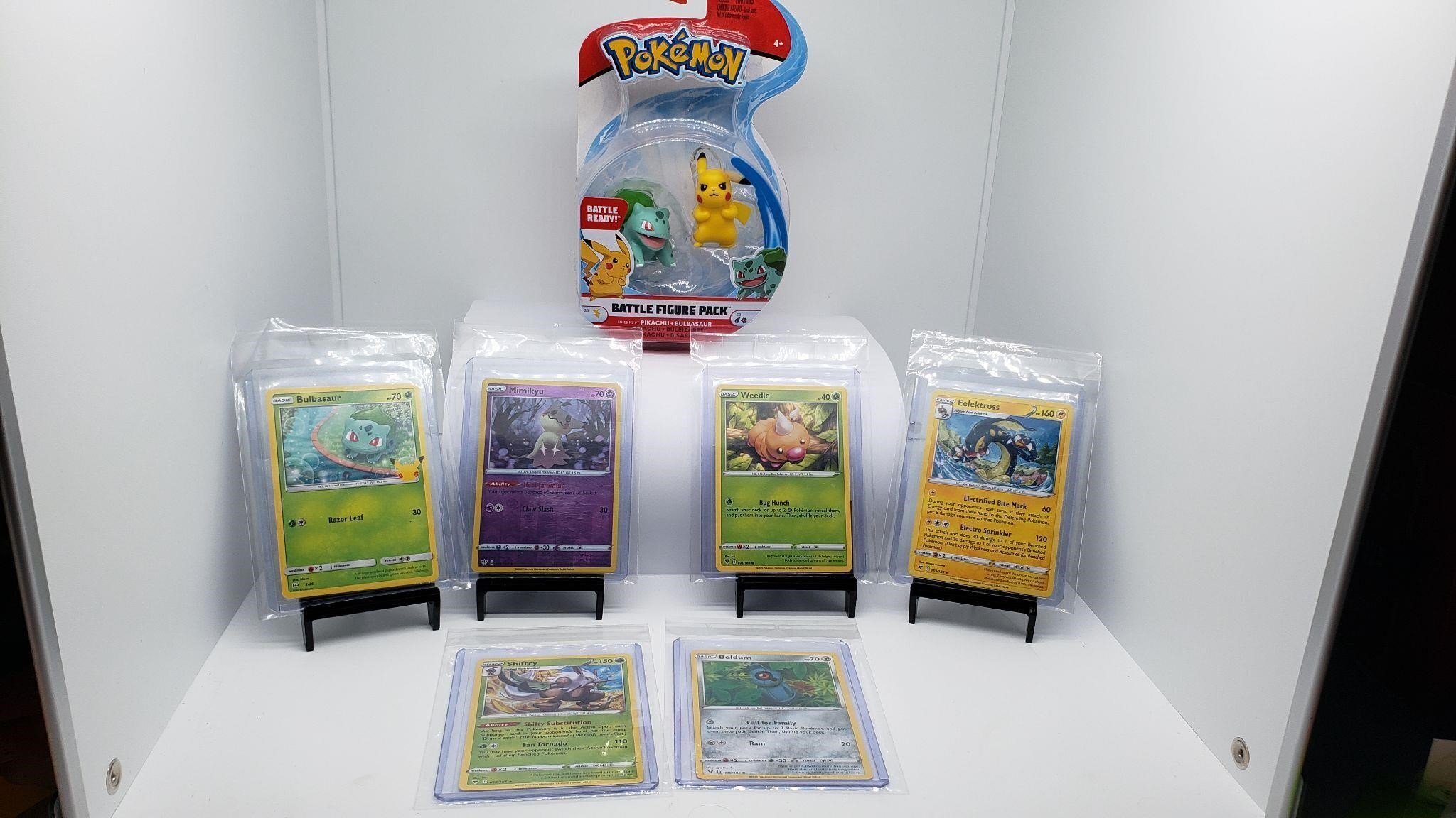 (7) TCG Pokemon Battle Figure pack, McDonalds 25th