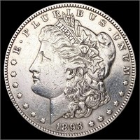 1893 Morgan Silver Dollar CLOSELY UNCIRCULATED