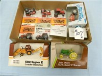 1/64 & 1/43 Misc. Farm Equip. Pcs. (New In Packs)