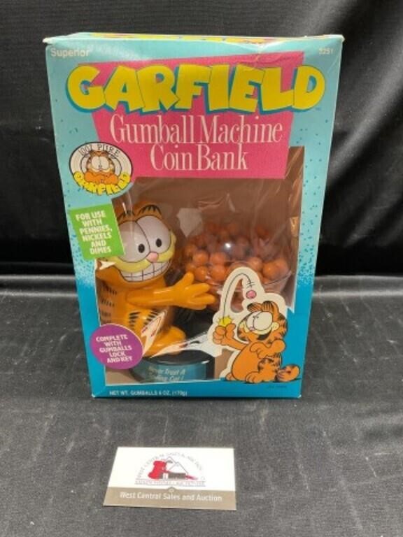 Garfield Gumball Machine Coin Bank