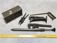 Auto Wrench, Greaser, Valve Tool, Road Flares, etc