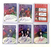 6 Iconic Ink soccer cards