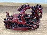 Ceramic decorative horse statue