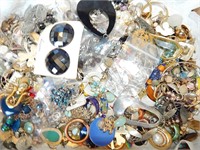 Large Assortment Earrings Costume Jewelry