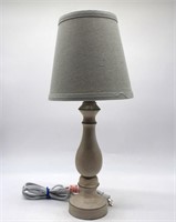 Lamp 18" Gray Ivory