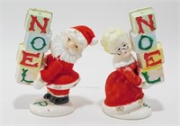 Vintage in Original Box NapCo "Santa & Mrs.