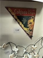 Paper Sign Colgans Chips