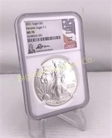 2021 Silver Eagle NGC MS70