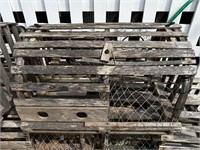 Vintage Wood Lobster Trap Nautical Decor