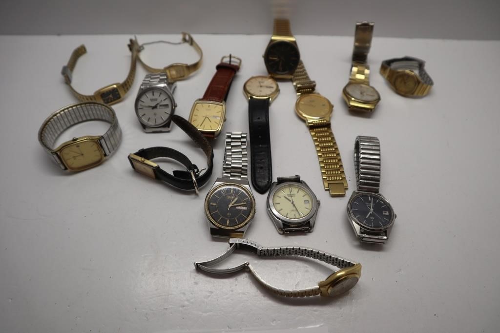 SEIKO QUARTZ WATCHES, NEED BATTERY OR REPAIR | Ecl Auctions