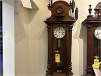 WALL CLOCK - VIENNA - TIME - WEIGHT DRIVEN - SECON