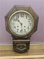 Sessions Clock Co Regulator Clock- Has Pendulum-
