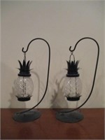 Pineapple candle holders