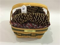 1993 Longaberger Bayberry Basket w/ Protector