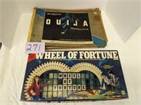 Vintage Ouija and Wheel of Fortune Games