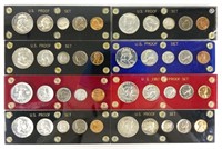 1957-64 U.S. Proof Sets (8 Sets)