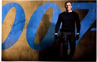 Daniel Craig Autograph James Bond 007  Poster