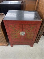 Vintage oriental end stand