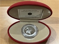 2005 Cdn $5 Silver Maple Leaf of Hope .9999 Silver